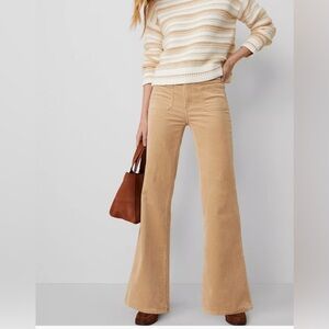 Ann Taylor Patch Pocket Corduroy Flare Pants